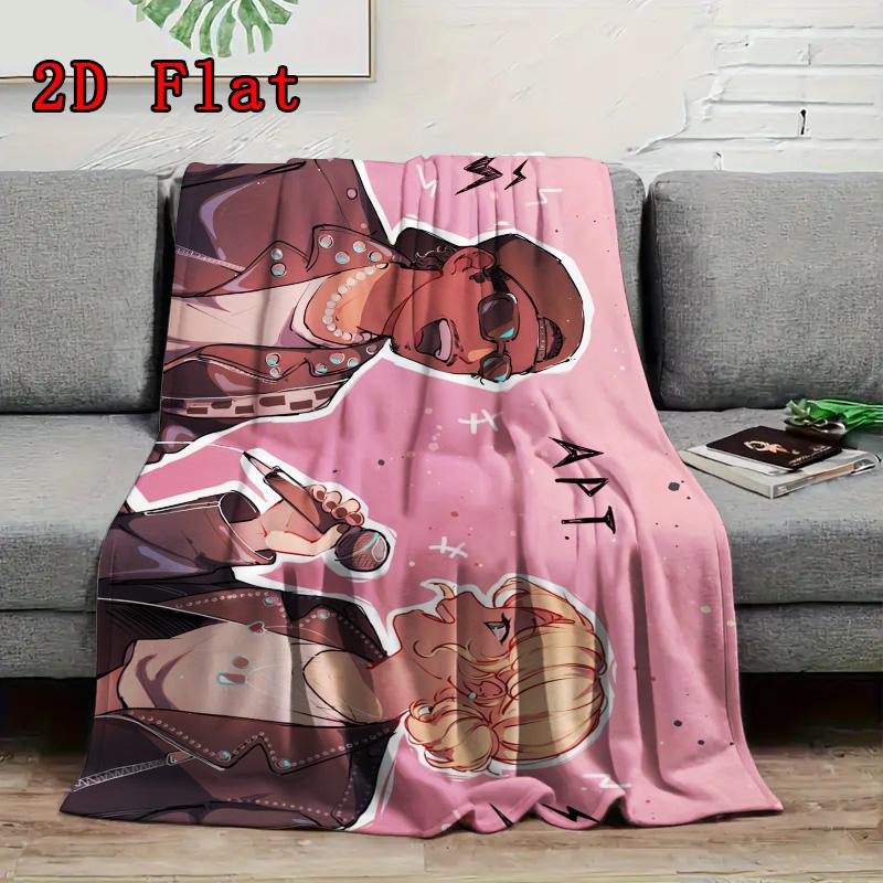 APT Girl 2D Flat Pattern Flannel Blanket High quality All Seasons Warmth and Comfort Perfect for Christmas Gifts.MMT0918332
