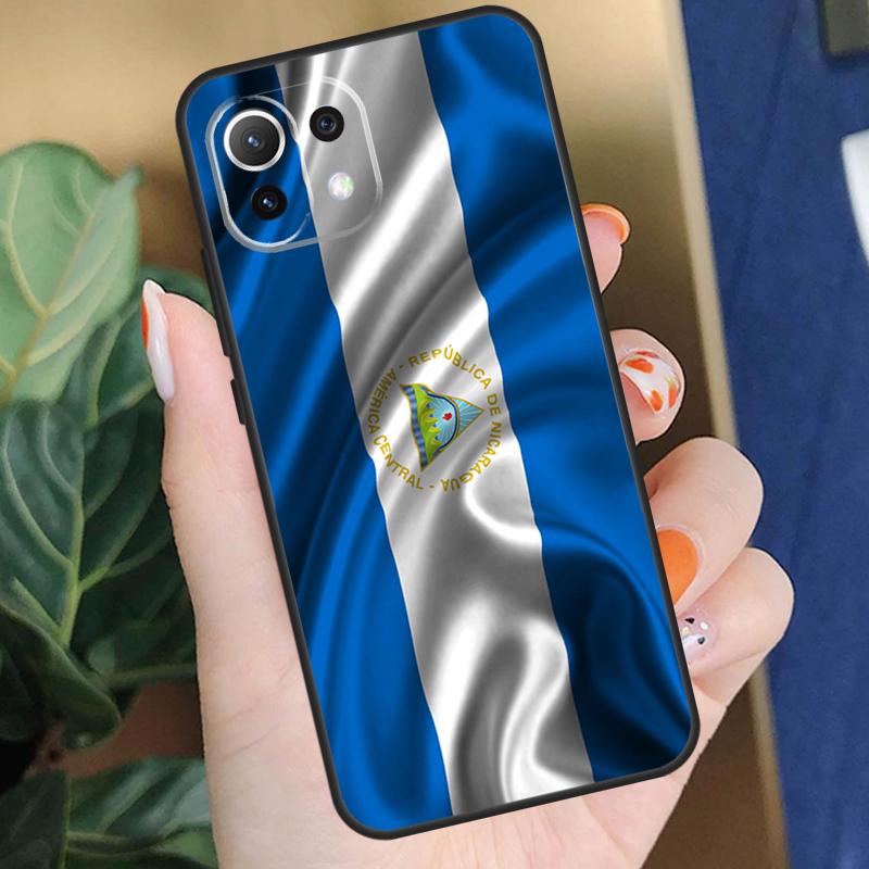 Nicaragua Flag Case For Xiaomi 15 14 Ultra 13T 14T 15T Pro 17 Pro Max POCO F8 F7 F5 F6 X5 X6 X7 Pro Coque