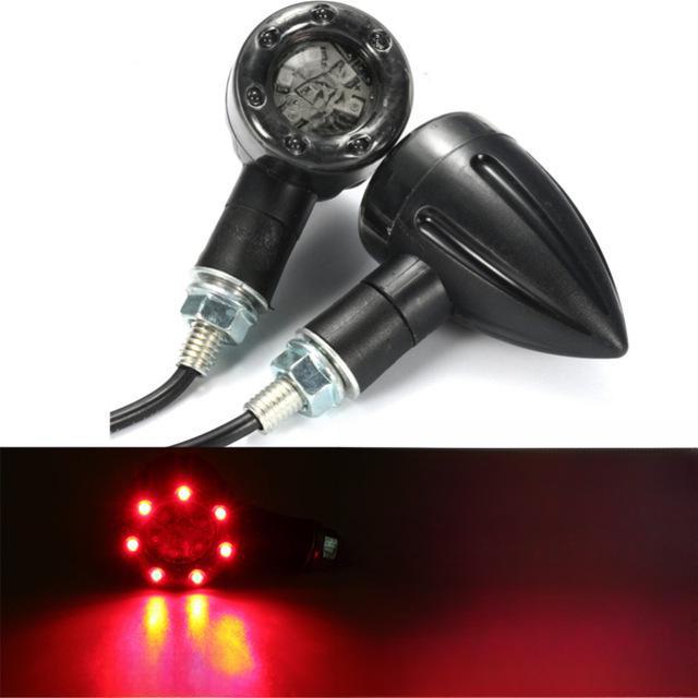 Retro Motorcycle Turn Signal for Harley Prince, ABS Material, Small Size, Fits Jialing 70 CG125