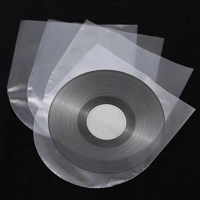 50Pc 7/10/12Inch Anti-Static Vinyl Record Inner Sleeve, Arch Shape Dust-Proof Protective Bag with Rounded Corners for LP Storage