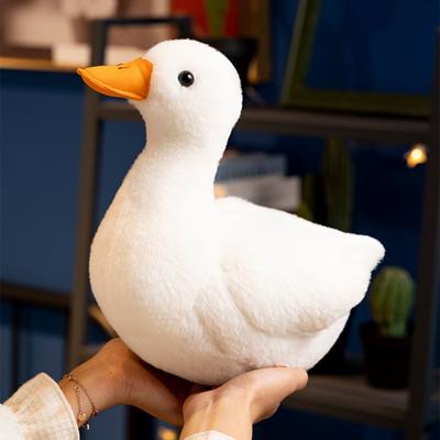 Yumuşak Çağrı Ördek Dolması Arkadaşı Sevimli Bebek Beyaz Ördek Çağrı Ördek Peluş Oyuncak Çocuk Dolması