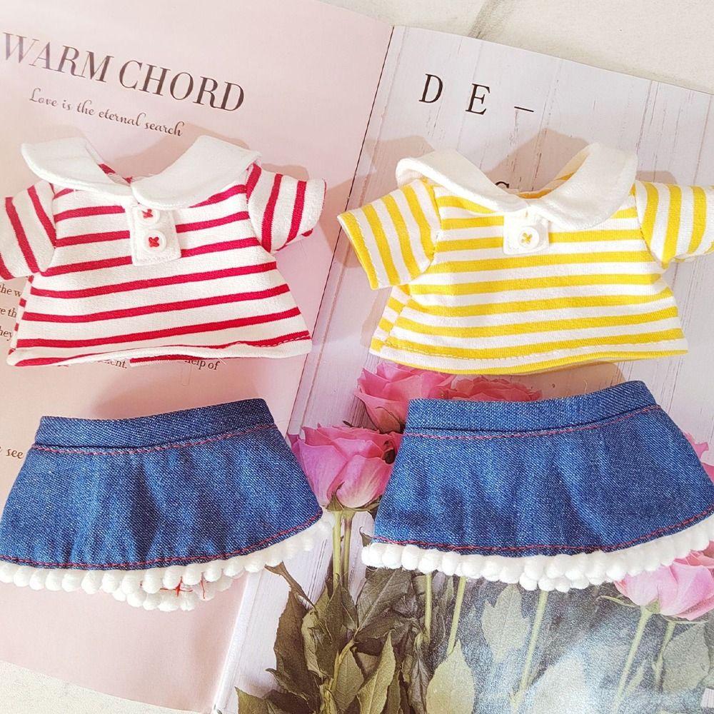 

Аксессуары для кукол 20 см, толстовка, наряды, кукольные джинсы, юбка, обувь, одежда, блузка для куклы ручной работы