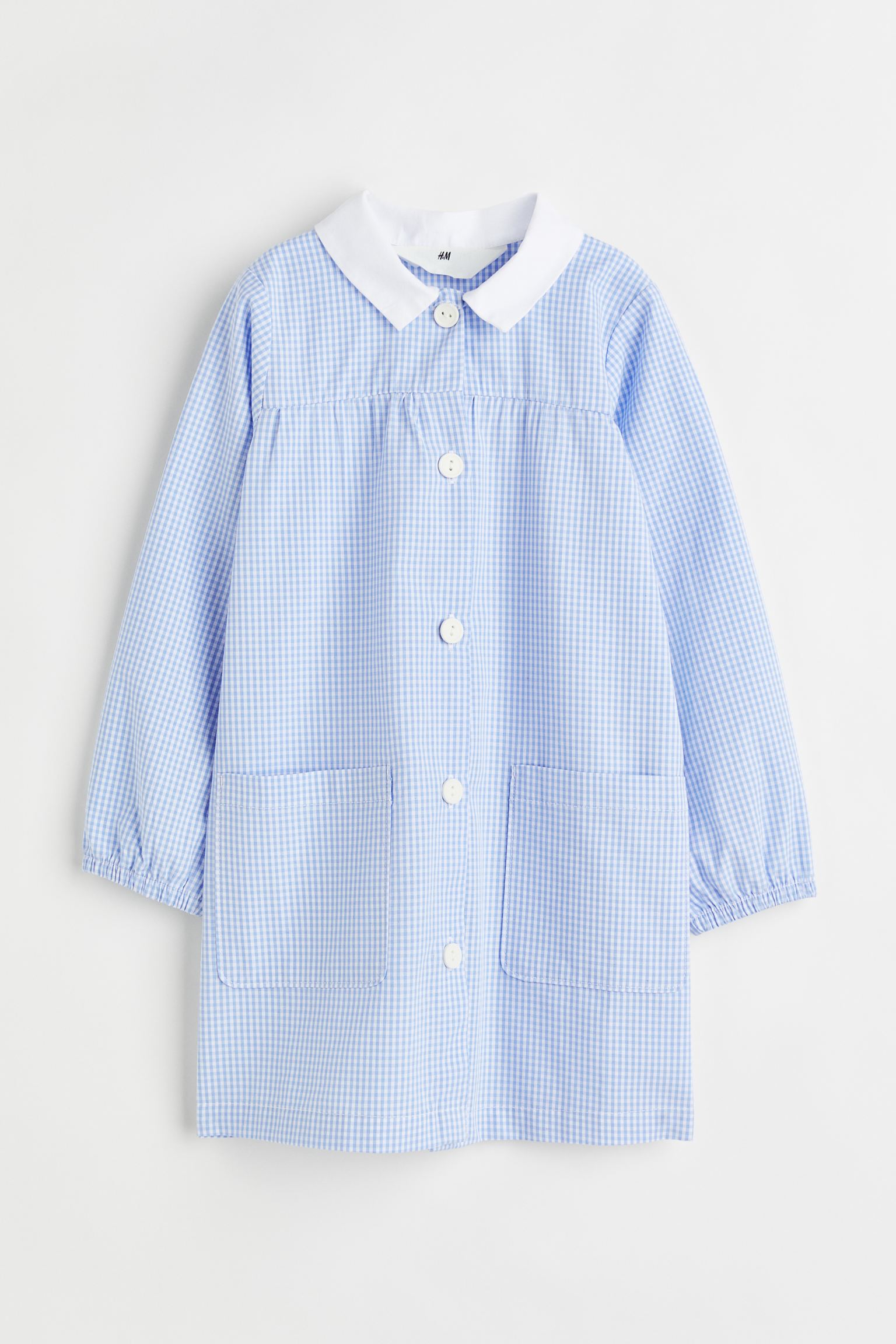 

Хлопковое платье-рубашка