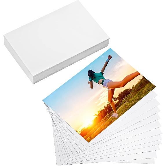 20 Sheets Photo Paper Glossy, 8 * 10 Inch Photo Paper for Printer Picture, Inkjet Printing Picture Paper 180gsm, Suitable for Flyers, Calendars and
