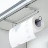 Sturdy and Durable Stainless Steel Kitchen Over Door Roll Paper Holder Paper Towel Rack Hanger