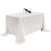 Matte Velvet Tablecloth, Milky White, For A Table 230X230Cm