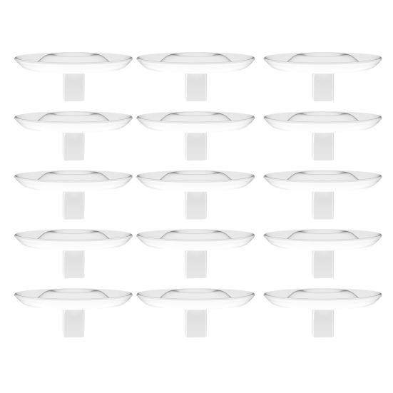 Yousheng 6/12/15/24/25/30/35/50/60Pcs Floating Floral Arrangement Holder Clear Floating Flower Display Stand Hydroponics Water Planting Flower Bowl