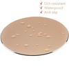 1pcs Round Gaming Mouse Pad Aluminum Alloy Metal Mouse Pad