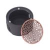 Teapot Warmer Kit with Bronze Color Mat Functional Convenient Tea Coffee Warm Tool for Coffee Beverages