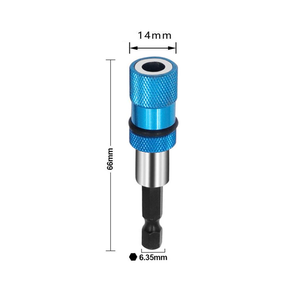 1/4inch Hex Shank Extension Drill Quick Chuck Adapter Quick Release Magnetic Bit Holder Screwdriver Dismountable for Screwdriver