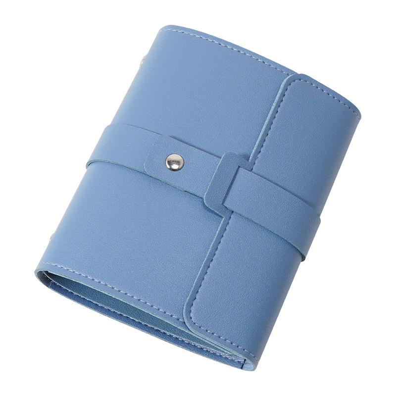 

Compact Multi-functional Jewelry Organizer for Earrings and Bracelets 16 x 14 x 4.5 cm синій