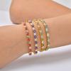 Colorful Crystal Tennis Bracelet For Women Fashion Cubic Zirconia Bracelets Devil's Eye Chain Bracelet Luxury Jewelry Gift