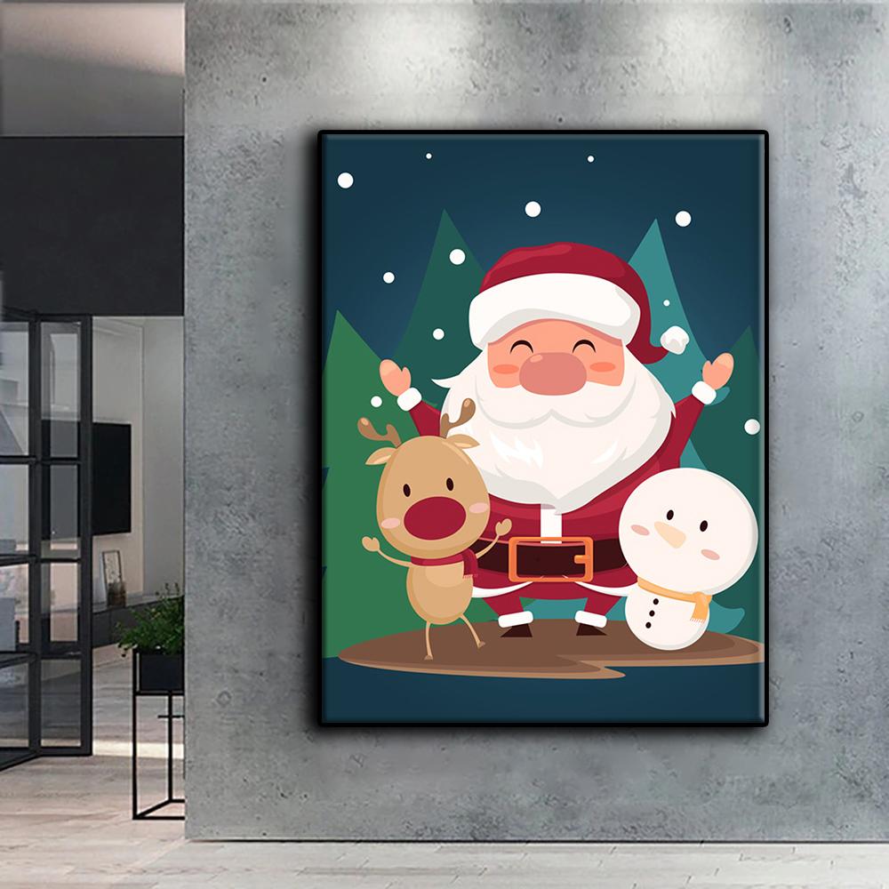 5D Diamond Painting Christmas Tree Santa Snowman DIY Diamond Embroidery Rhinestone Home Decoration