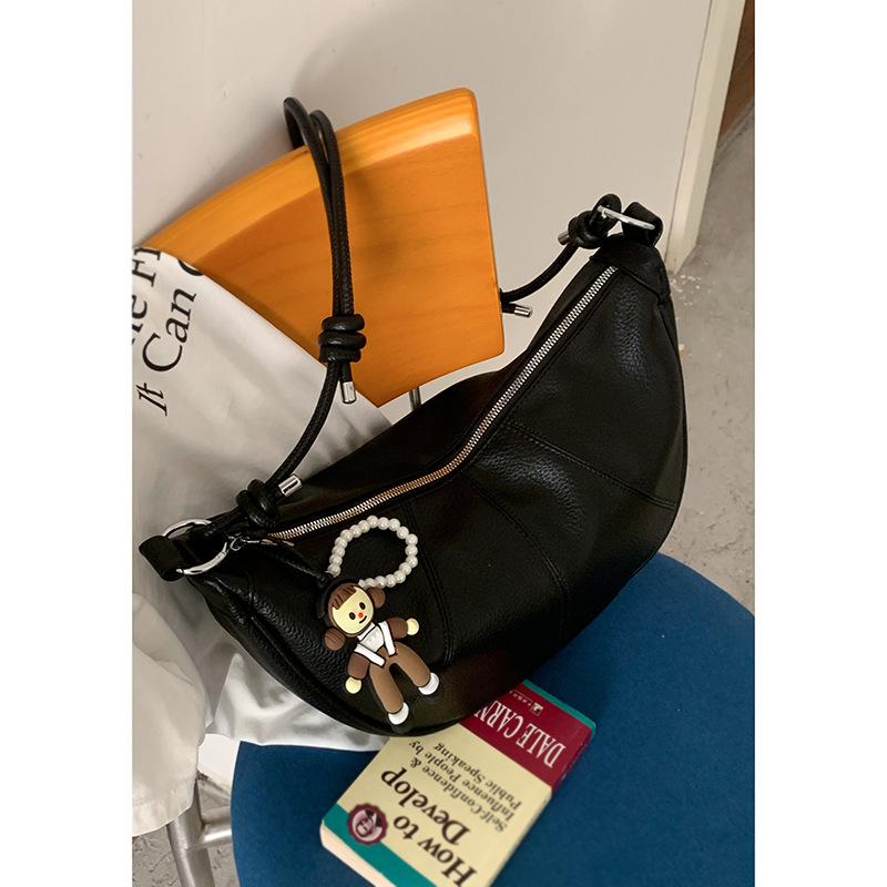 Niche Texture Underarm Bag Women's Bag 2025 Spring New Dumpling Bag Large Capacity Shoulder Messenger Bag