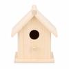 Small Stand Garden Bird House Durable Bird Nest House Convenient Wooden Bird House  Indoor Use