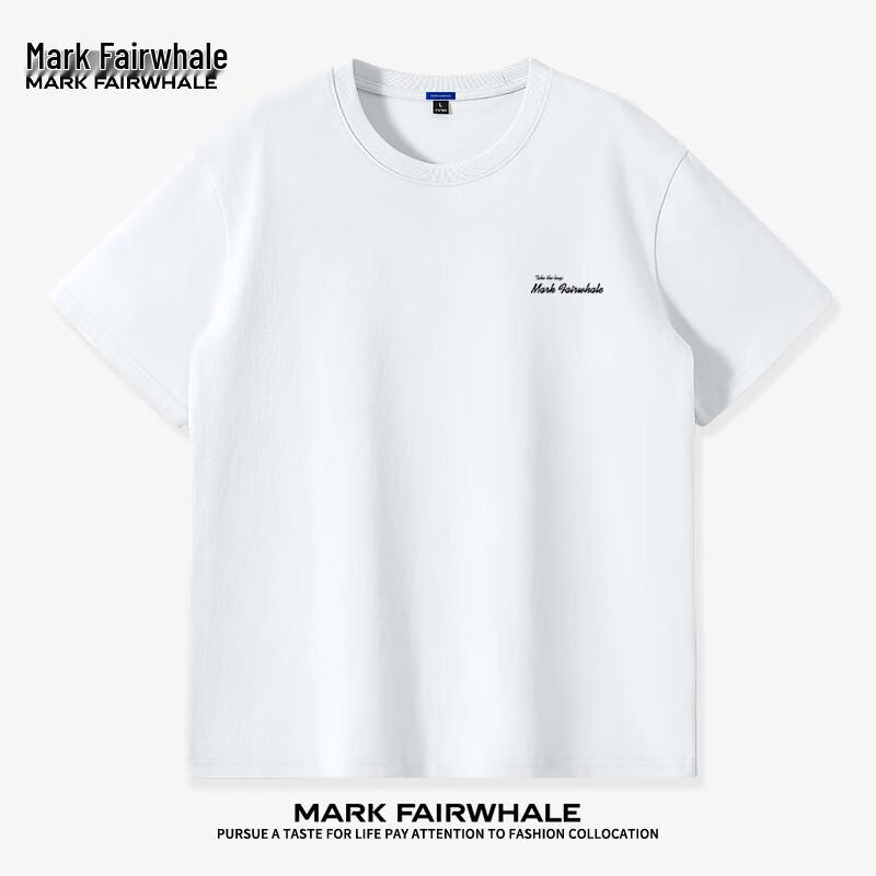 Mark Fairwhale Men s Casual Pure Cotton Short Sleeve T-Shirt 4XL