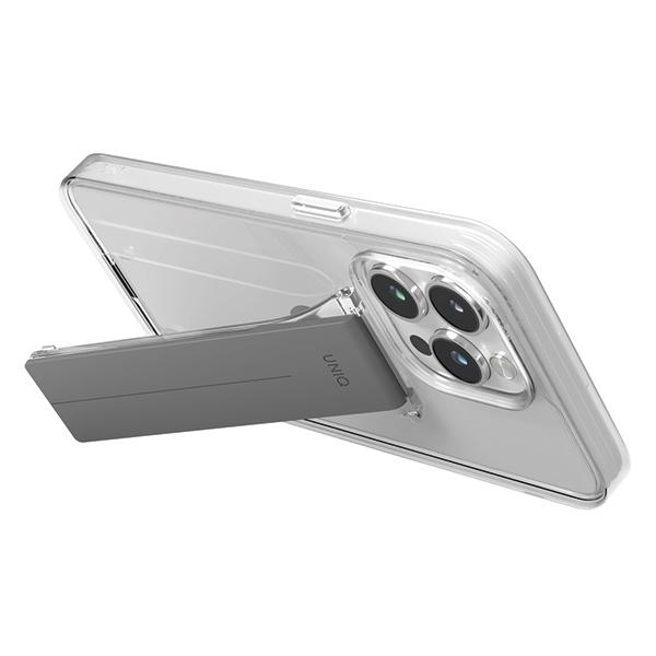 Uniq Etui Heldro Mount With Stand Iphone15 Pro Max 6.7 Przeźroczysty/Lucent Clear