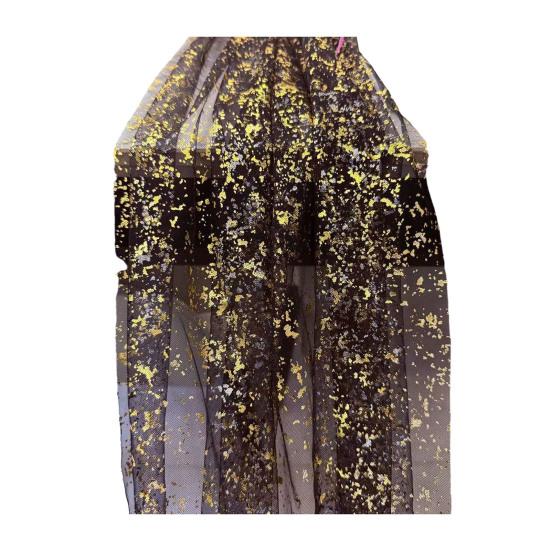 Gauze Table Runners Sheer Chiffon Tulle Cheesecloth with Glitter Metallic Foil for Wedding Birthday Party Anniversary Dining Table Decor