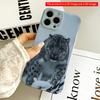 2DFlat Snow Leopard In Winter Mist All Inclusive Film Hard iPhone Case, Compatible with iPhone 18 Pro Max 17 16 15 14 13 12 11