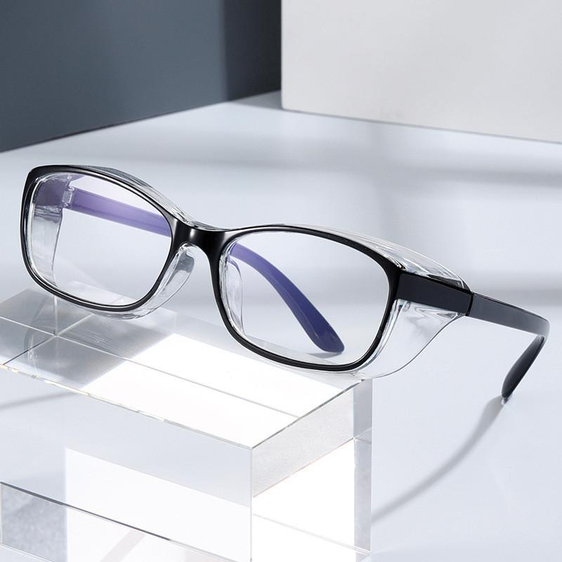 3PCS Transparent Sand-proof Anti-shock Biking Safe Goggles Anti Blue Light Glasses For Transparent Blue Blocking Protect Eyew