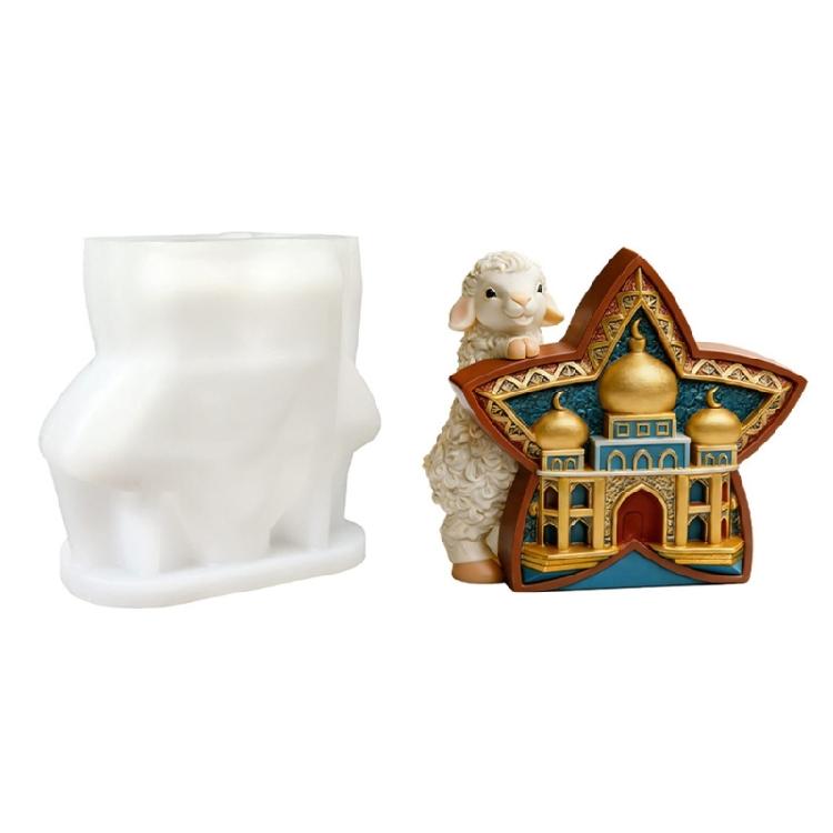

Sturdy Silicone Star Lamb Mould For Home Candle Soaps And Chocolates Crafting 1