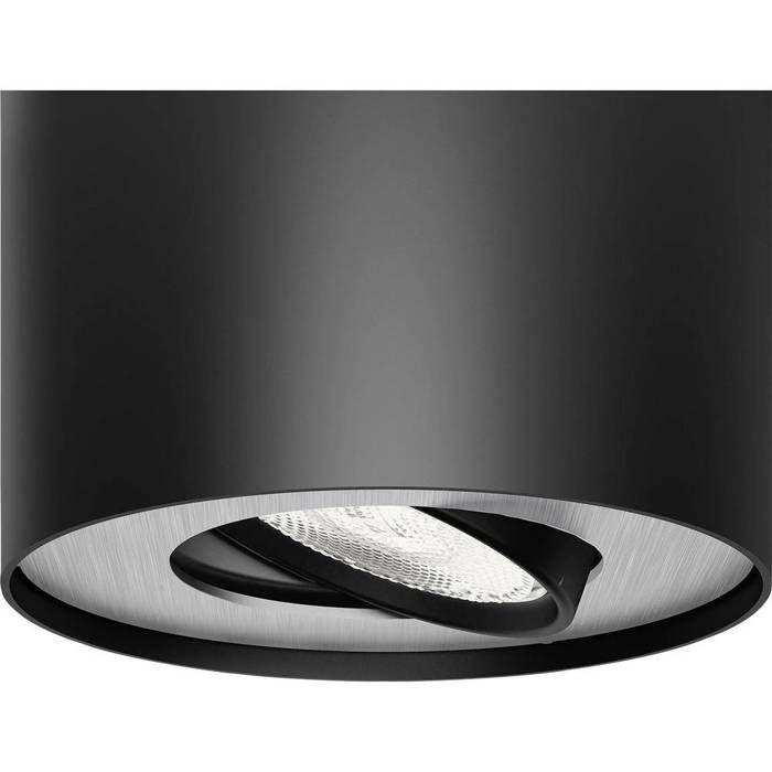 Eclairage séjour Phase LED D10 cm - Noir