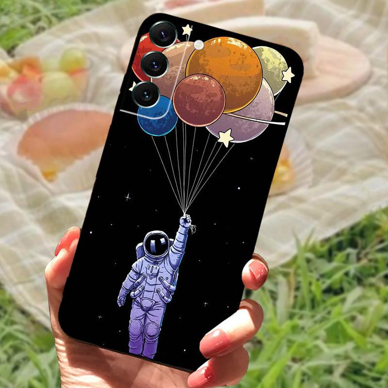 Case For Samsung Galaxy S22 Ultra Coque S22 Plus Full Protective Silicone Cartoon Painted Fundas Cover For Samsung S 22 Fundas