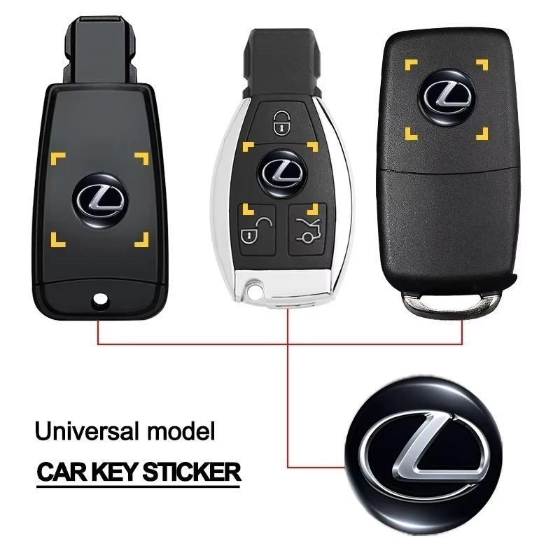 Adesivo per Chiave Remota Auto Emblema in Alluminio Decorazione Decalcomania Per Lexus Fsport GX470 RX330 IS250 LX570 LX600 Ct200h