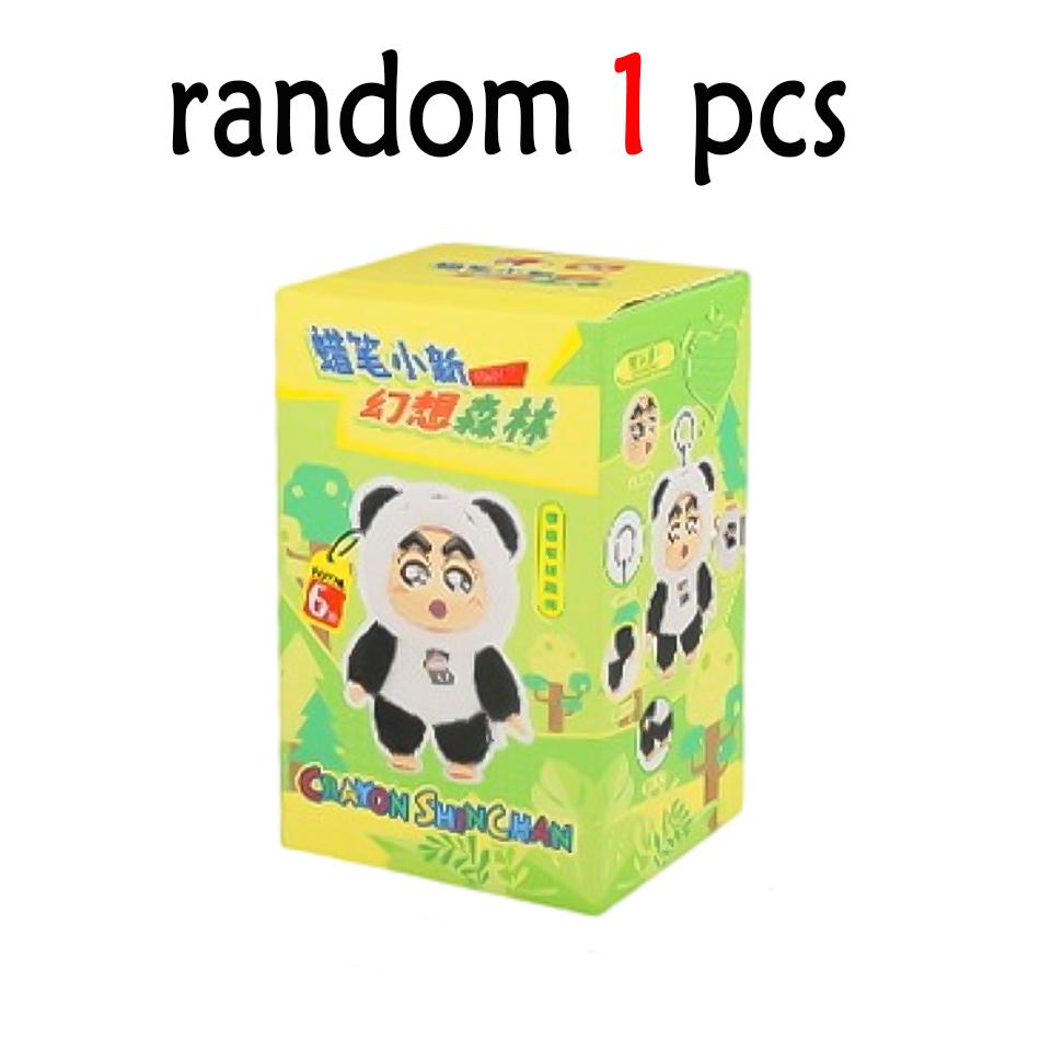 kawayi Crayon Shin-chan Plush Vinyl Figure Blind Box Fantasy Forest Series 26cm Large Doll/19cm Hanging Doll Mystery Box