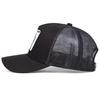 Cotton Mesh Baseball Cap With Embroidered Animal Designs For Outdoor Sports