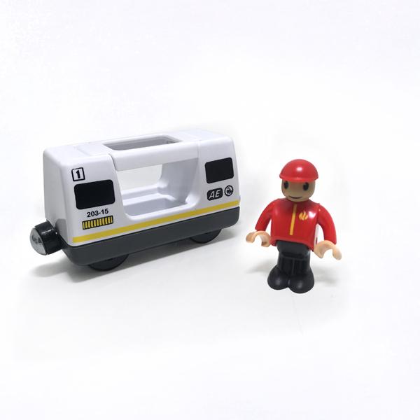 W2 Rlectric Car Harmonious Train Compartment Magnet Link Compatible Wood Track Compatible with All Type 1:64