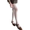 Women JK Hollowed Flower Jacquard Pantyhose Sexy Fishnet Lace Tights Leggings