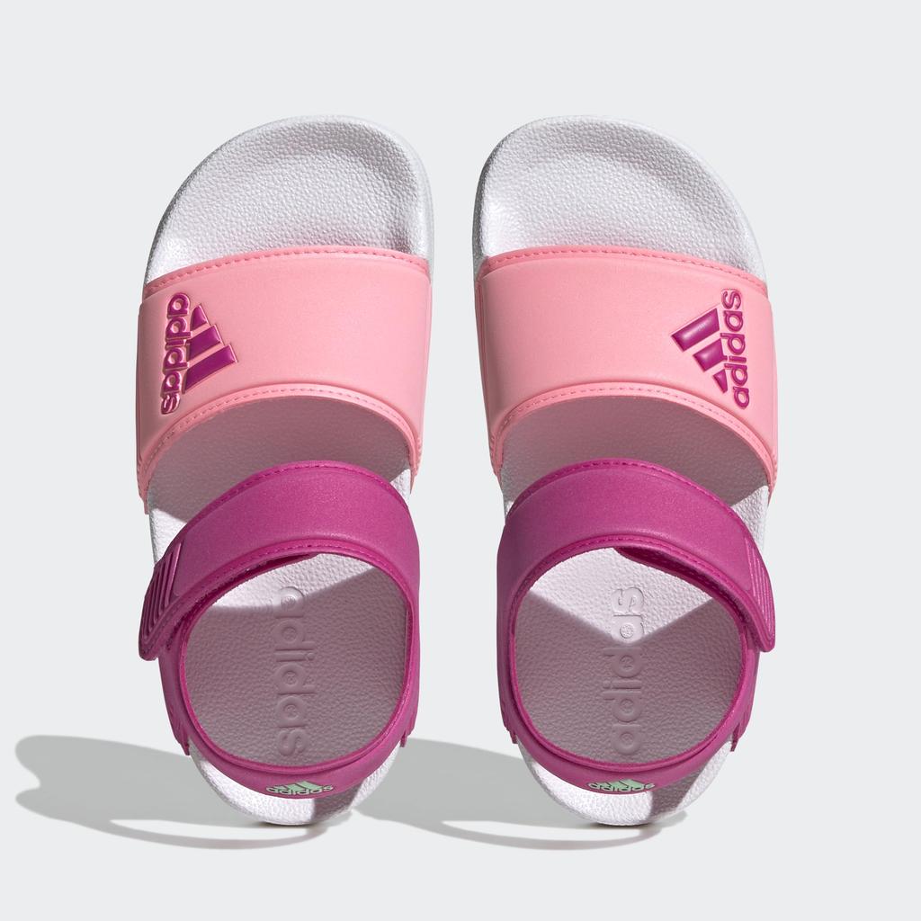 Junior Adilette Sports Sandals for Boys and Lucid Mint cm [Adidas] Girls, 17-22cm, LWS09, Fuchsia/Beam Pink/Pulse (H06445), 18.0