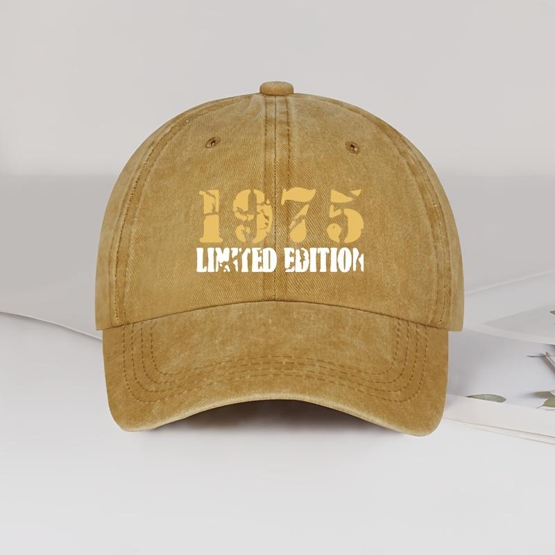 A Classic Vintage Limited Edition Trendy Washed Baseball Cap Perfect for Casual Wear Outdoor Activities and Sports An I