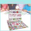 Tipsy Land Party Board Game Hilarious Social Drinking Game Ideal For Friends Gathering