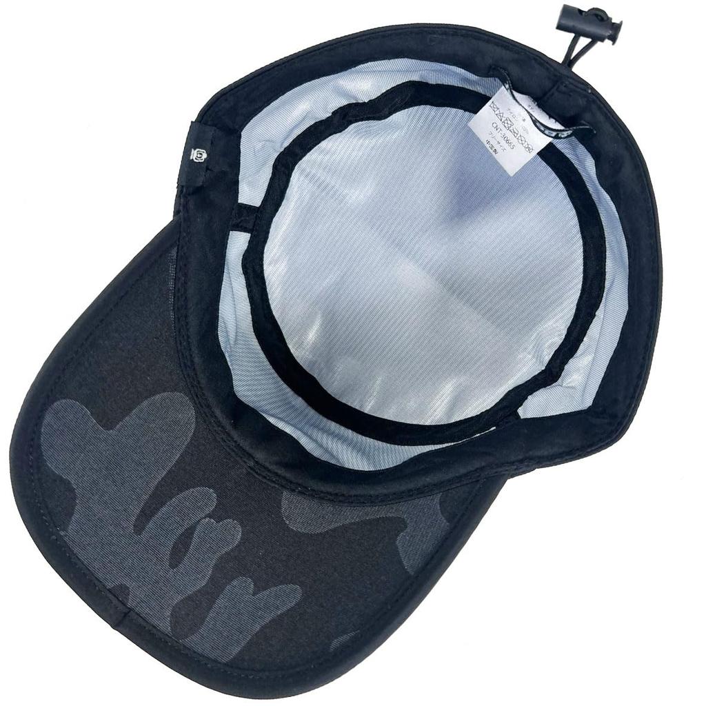 Originalwerk Zoll Verstellbar Outdoor [SIDE TRIP] Wasserabweisende Kappe, 22,8 (58 cm), Taschenfreundlich, Faltbar, Nylon, Teflon-beschichtet, Größe, Herren-,