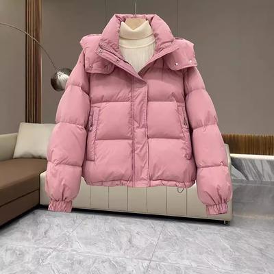 Giacca Imbottita Nuova Giacca Imbottita con Cappuccio Taglia Forte da Donna Giacca Imbottita Corta da Donna Inverno Giacca da Uomo Piccola