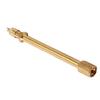 Car Tire Valve Stem Tire Valve Extension Rod Brass Tire Valve Extension Straight Bore for Truck Motorcycle Car 100/140/200mm
