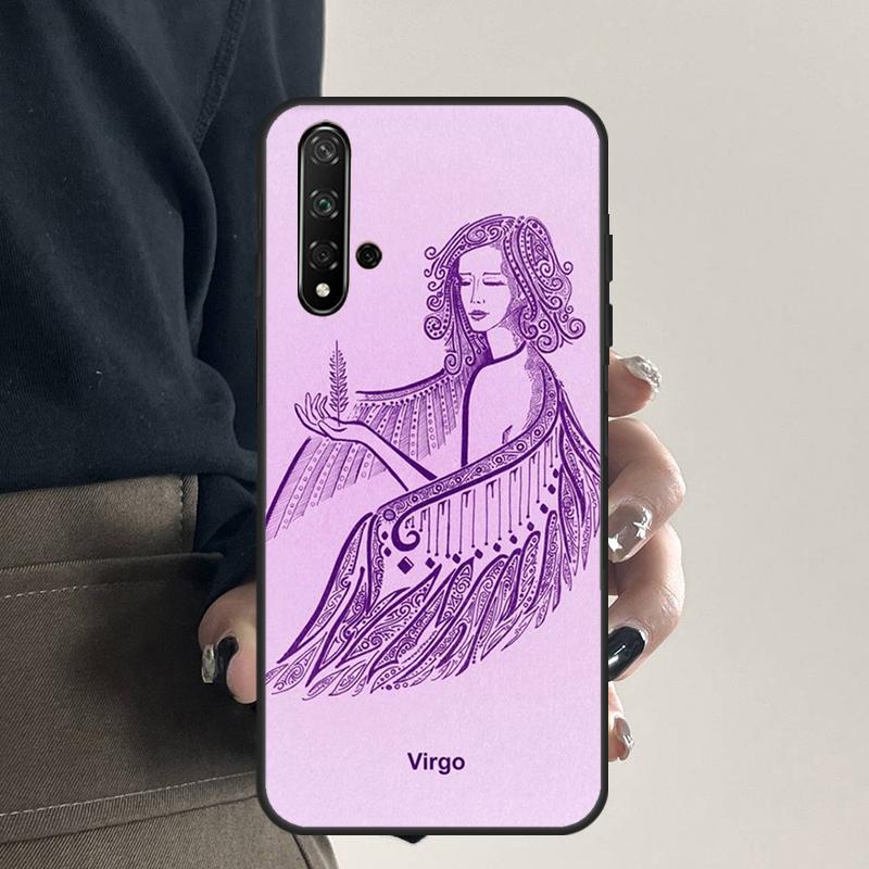 Zodiac Sign For Huawei Nova 9 10 SE 5T 12s 12i 11i Y91 Y90 Y60 Y70 Y72 Y61 P20 P40 P30 Lite P60 Pro Case