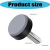 20Pcs Table Chair Foot Round Sliders Legs Pads with M6 Thread for Chairs Tables Sofas Protect Floors Reduce Noise