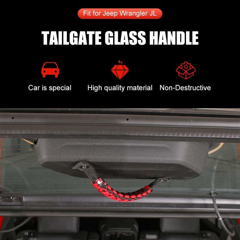 Poignée de hayon Ca Pour Jeep Wrangler JL 2018 et suivantes Accessoires d'intérieur