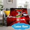 Custom Name Ranger Hero Pose Blanket bed sofa Blanket Flannel Blanket for Camping, Hiking, Picnic Essentials,gift for Fan family