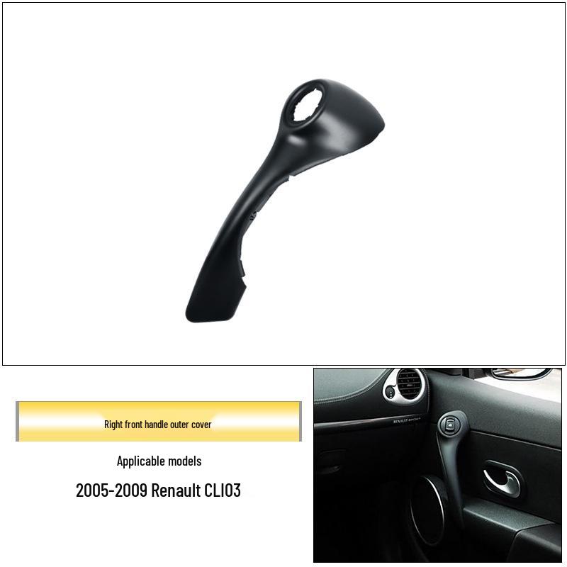 Renault CLIO 3 Door Handle Trim Cover & Bracket for Interior & Exterior.