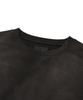 Seuweideu Cropped Washed Crewneck [Dark Black]