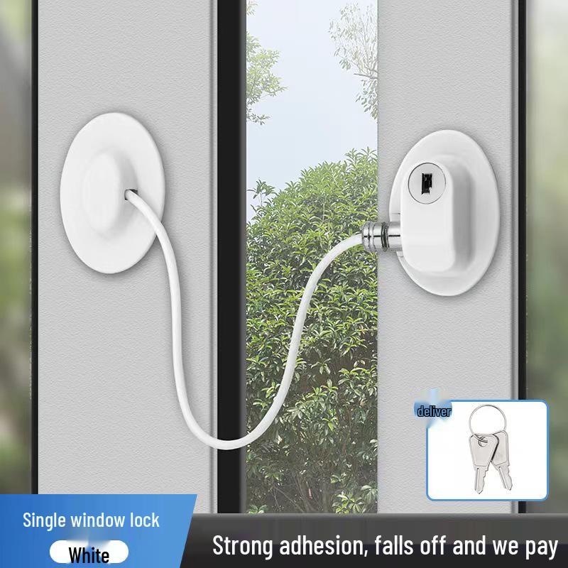 High-Rise Window Child-Safe Anti-Theft Casement Lock
