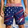 Men's Funny Printed Beach Shorts for Summer Casual Wear