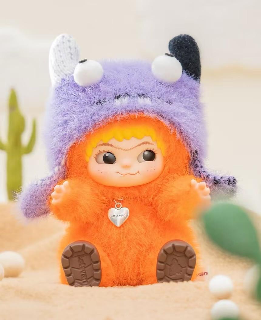 BOÎTE AVEUGLE WAKUKU CHAUDE Renard Renard Lapin Journal des Farces Série Première et Deuxième Génération Pendentif Peluche Vinyle Cadeau Fait Main En Stock framboise