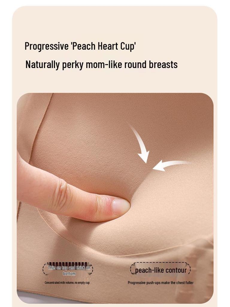 Front Buckle Seamless Strapless Bra - Push Up, Non-Slip, No Underwire, Enhances Small Chest