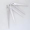 5 Piece Steel Feeler Gauge Set Precision Gap Measuring Tool with Clear Scale for Welding & Mechanical Inspection