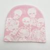Halloween Series Jacquard Knitted Hat European and American Fashion Skull Portrait Beanie Pullover